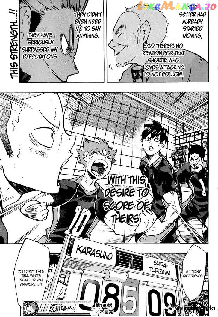 Haikyuu!!, Chapter 180 image 18